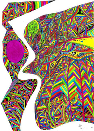 Графическая абстракция Карачевцевой Юли