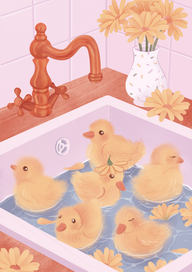 Иллюстрация "Утята"