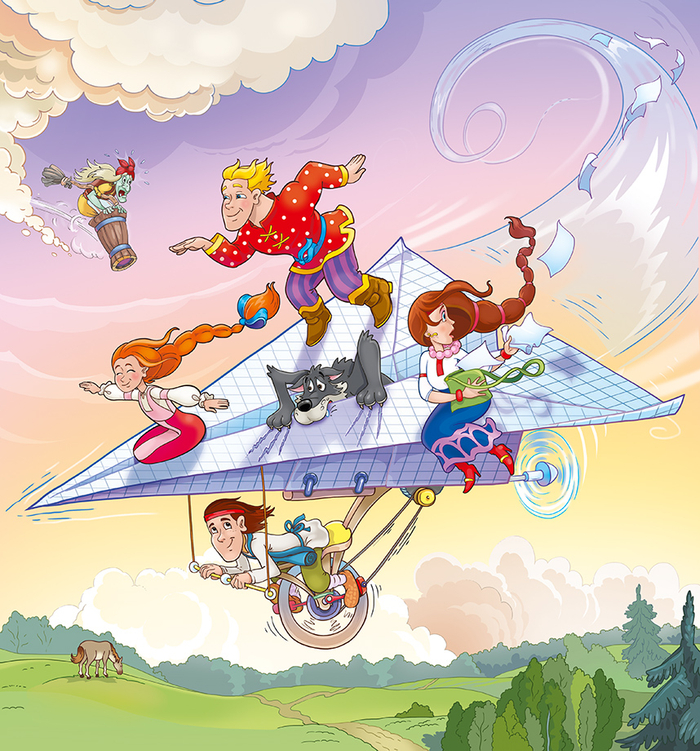 Иллюстрация для детского журнала