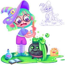 Девочка колдунья 