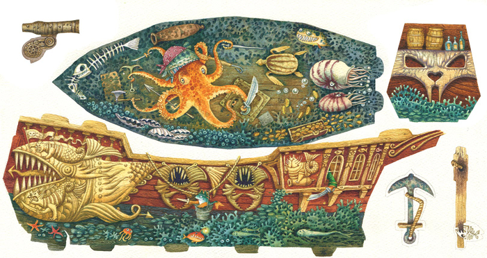 Пиратский корабль