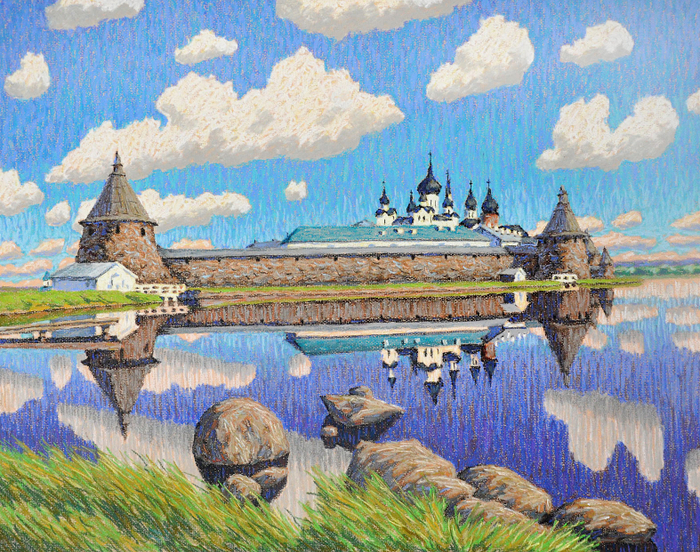 Соловецкий монастырь. Полдень