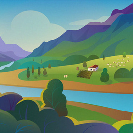 Горный пейзаж