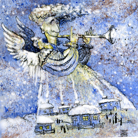 Рождественская открытка