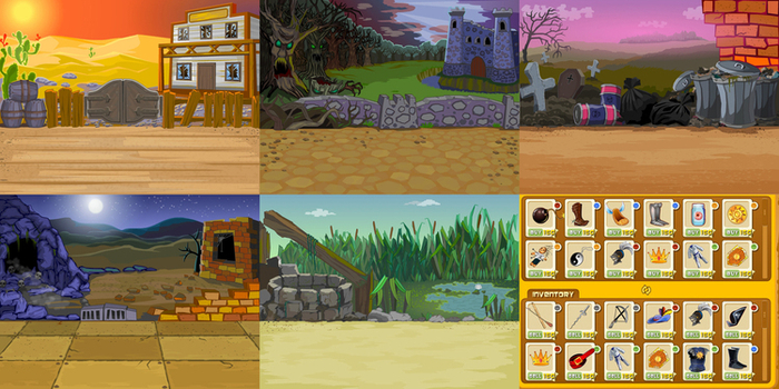 векторные локации для игры