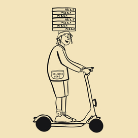 Иллюстрации для Pizza Society