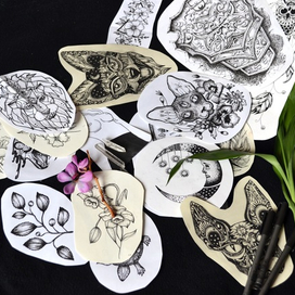 Эскиз тату на заказ.