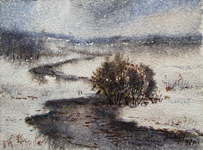 Речка Уводь зимой