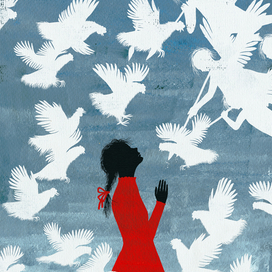  Иллюстрация - 9 к сказке Х.К. Андерсена "Снежная королева" 