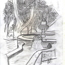 Фонтан в парке