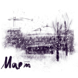 Март. серия "Роман в открытках"