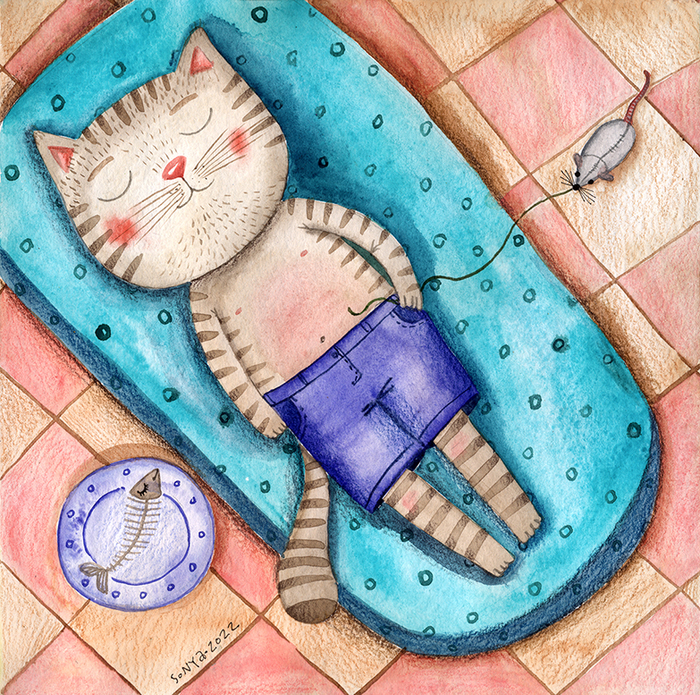 набегался устал наелся и спать