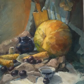 Натюрморт с тыквой