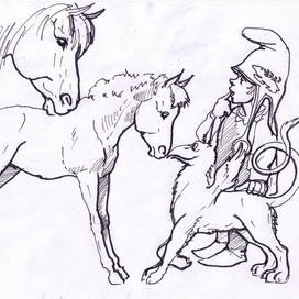 Золото скифов. Эскиз