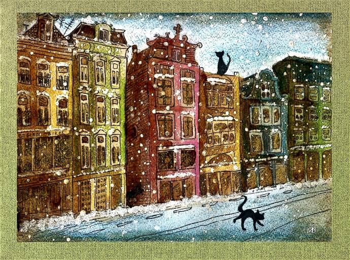 Зимние коты