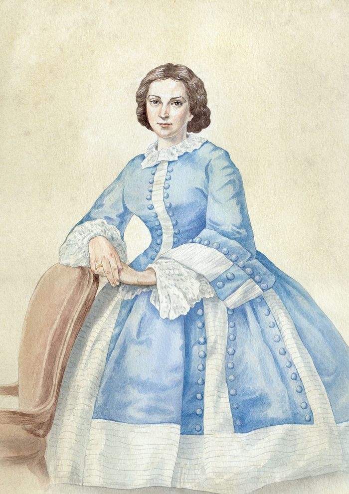 Елена Сергеевна Кочубей (1834-1916). Урождённая Волконская.