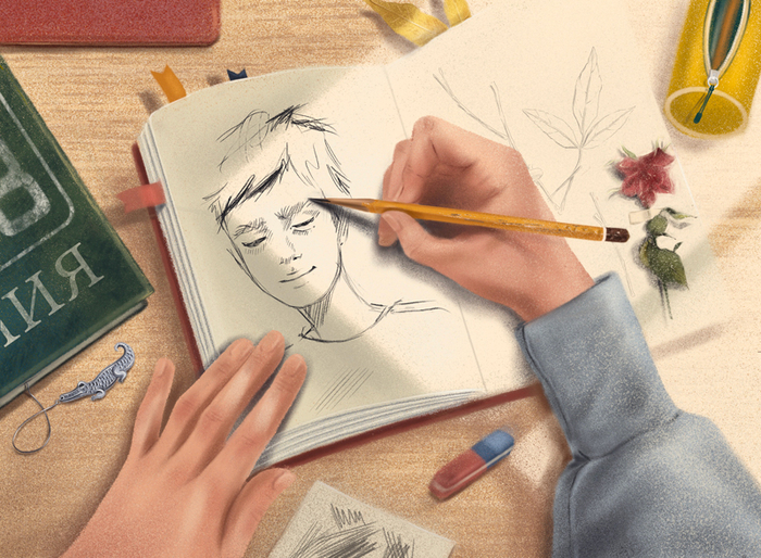 Иллюстрация для книги Юлии Мазуриной "Особый случай" Издательство "Пять четвертей"