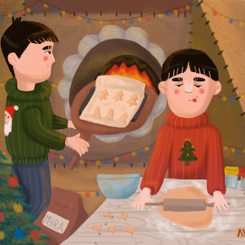 Новогодние открытки(3)