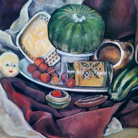 Тыква, жалко зелёная(