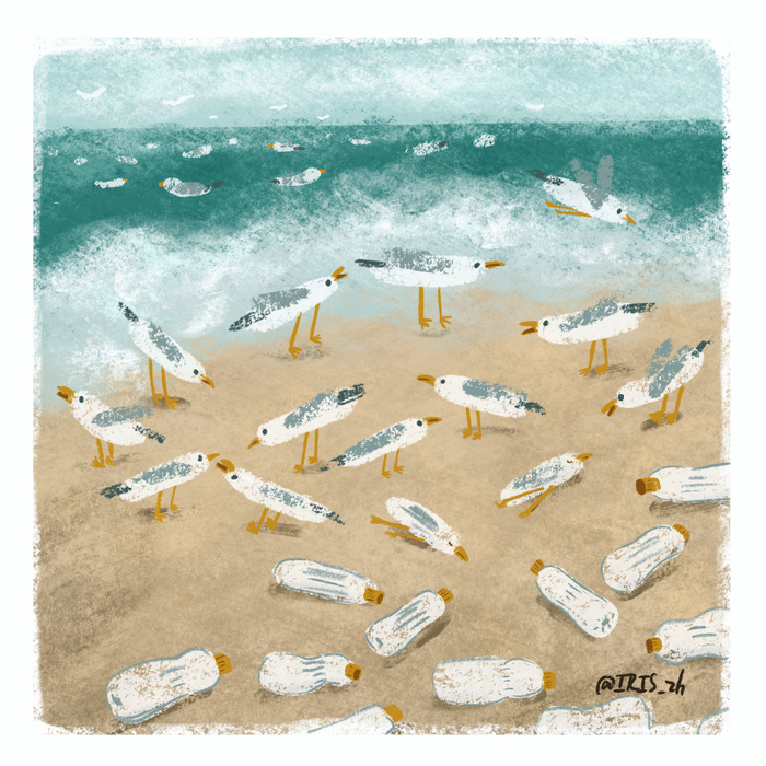 Пластик вместо птиц