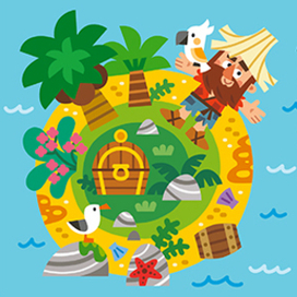 Тропический остров развивающие карточки найди отличия