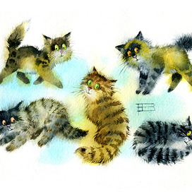 5 котЭ ПРОДАНО! Возможен авторский повтор