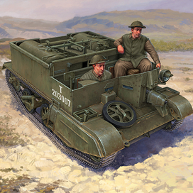 Британский огнемётный бронетранспортёр Wasp. Работа выполнялась для компании Bronco model.