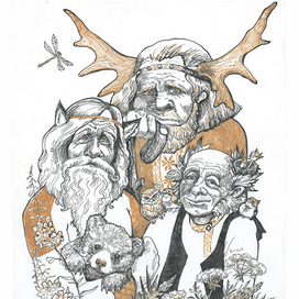 Разговор шведского короля Карла ХII с карельскими колдунами 