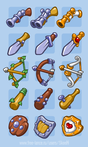 предметы в игру