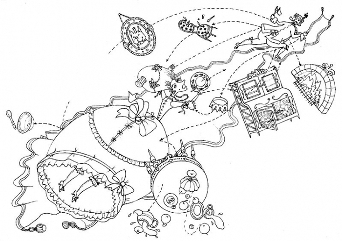 Книжка-раскраска. Даниил Хармс «Сказка»