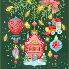 новогодняя открытка