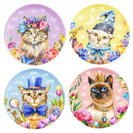 Наборы для декупажа тарелок