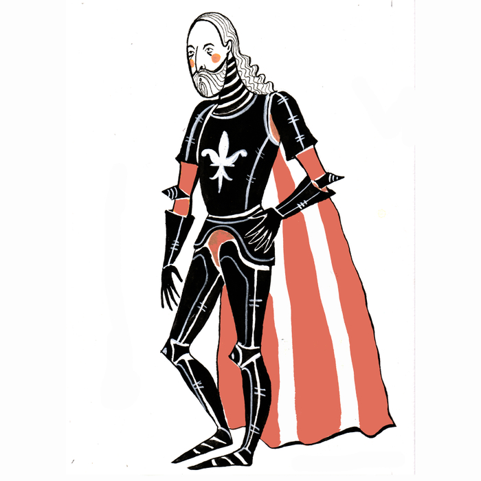 персонаж.Король Этасан. "Рыжий Рыцарь"