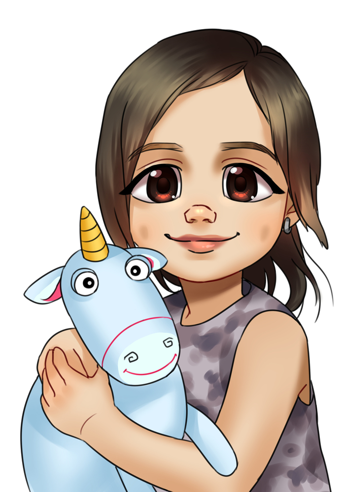 Девочка с единорогом