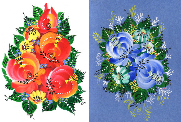 волховская роспись