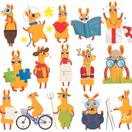 Персонаж "Лама" №2