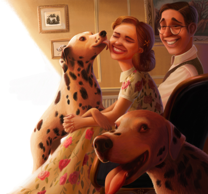 Понго и семья