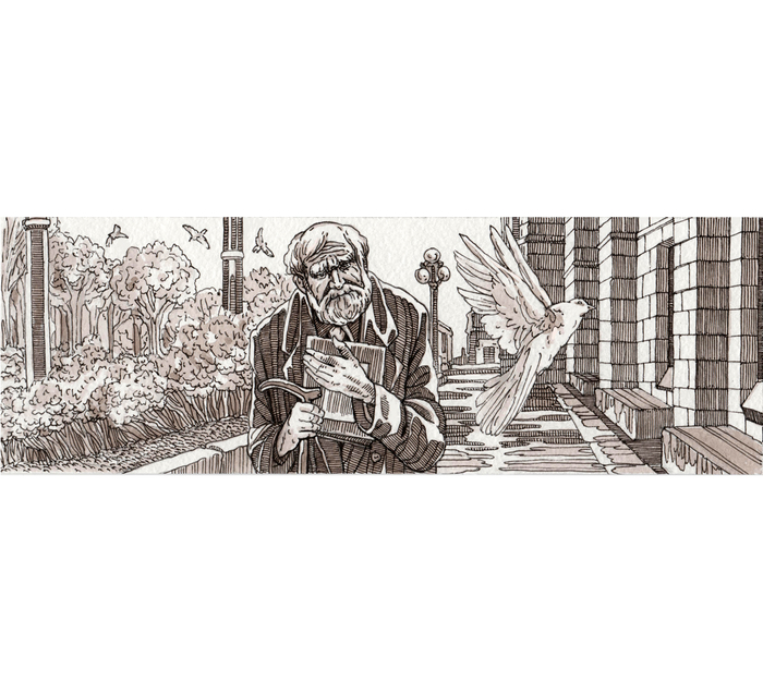 Заставка к рассказу "Рукопись"