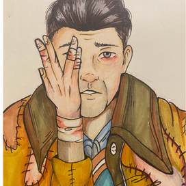 рисунок мужчины