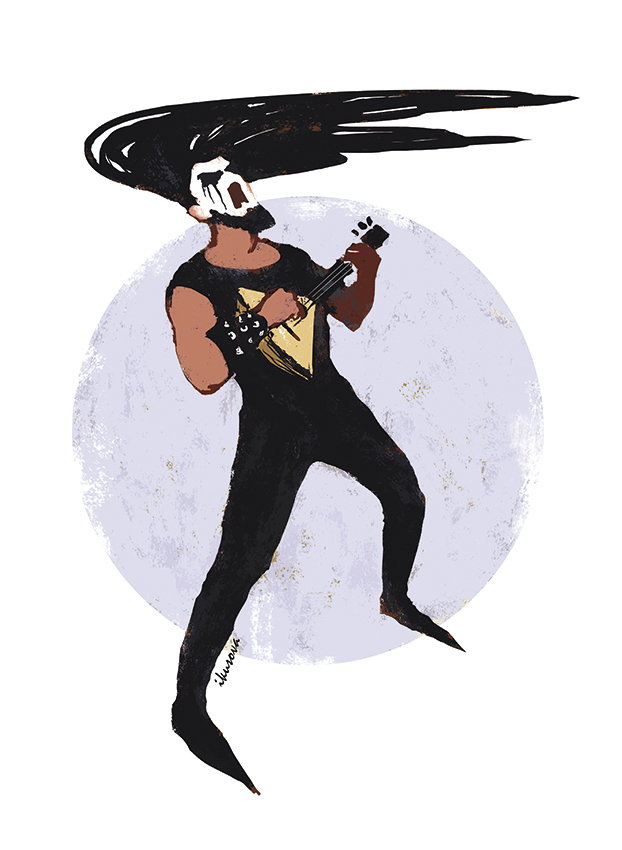 Парень с балалайкой