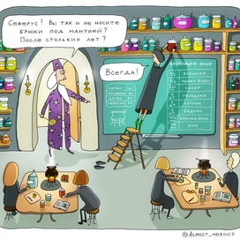 Северус Снейп на работе