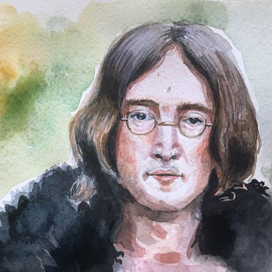 Портрет Джона Леннона в конце 60-х