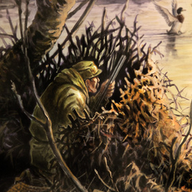 С подсадной...