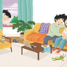 Иллюстрация к книге "Я ревную" издательство " Питер"