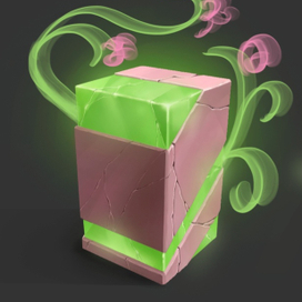 Кристалл в камне. 