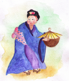 " Японские народные сказки". Пионовые пирожки