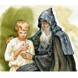 Иллюстрация к книге о Серафиме Вырицком ю