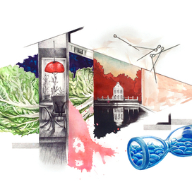 Розовый дом