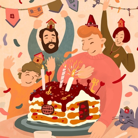 Открытка на новоселье