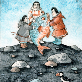 Три рыбака.